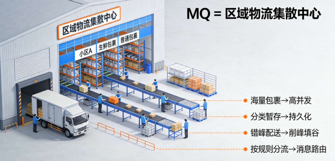 Redis 和 MQ 还分不清？一个社区快递例子帮你彻底搞懂