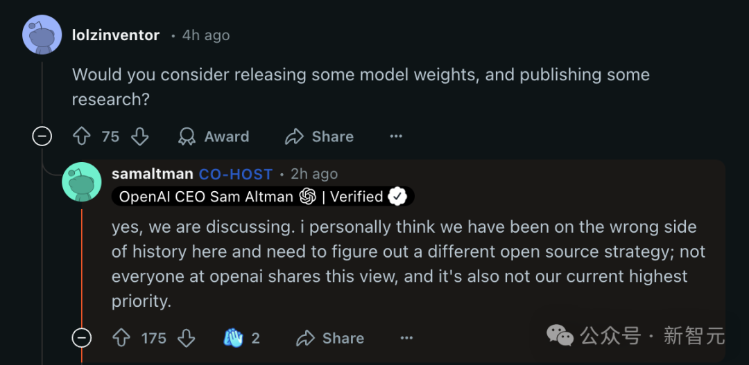奥特曼 在开源ai上,我们错了 deepseek让openai优势不再,下一个是gpt 5