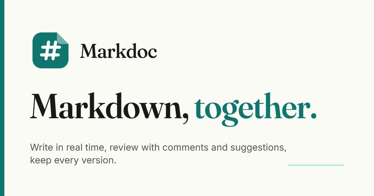 Markdoc