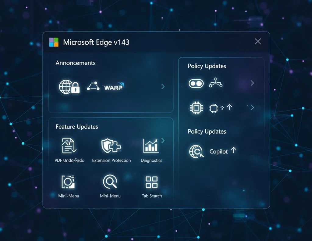 微软发布 Edge 143 稳定版:PDF 注释支持撤销重做