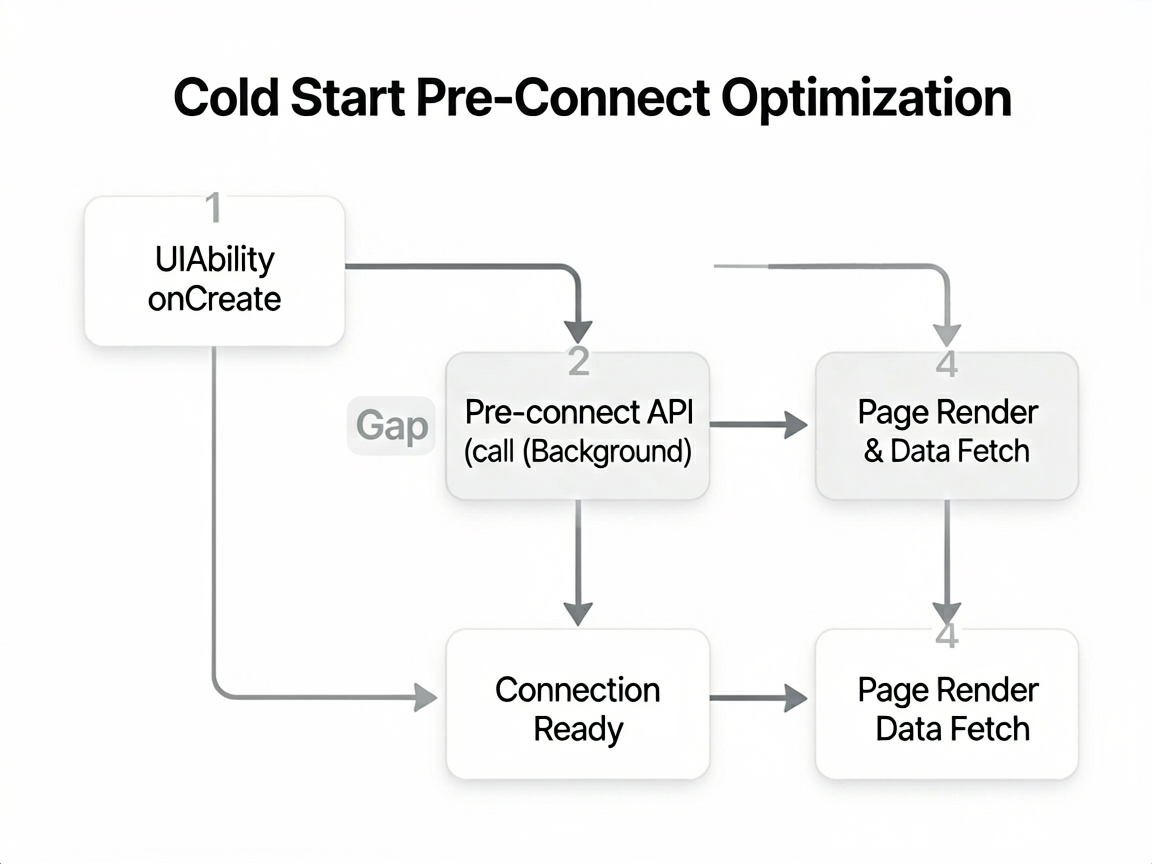 Notion-style process flowchart for 'Cold Start Pre