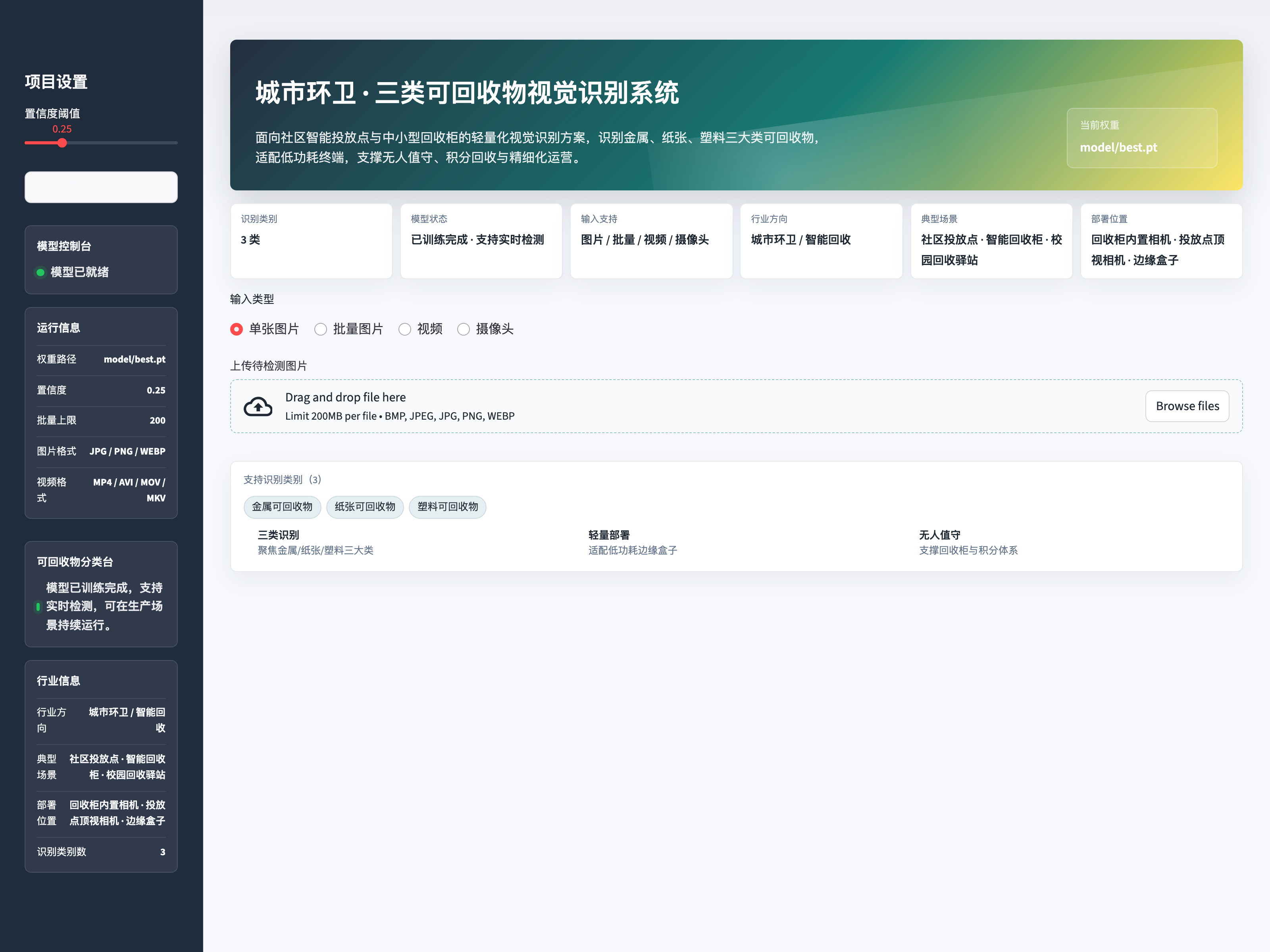 Web 界面总览