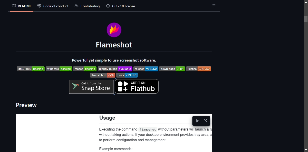 flameshot工具和标注界面