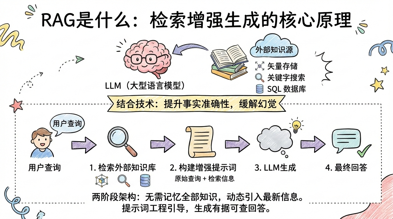 RAG是什么：检索增强生成的核心原理