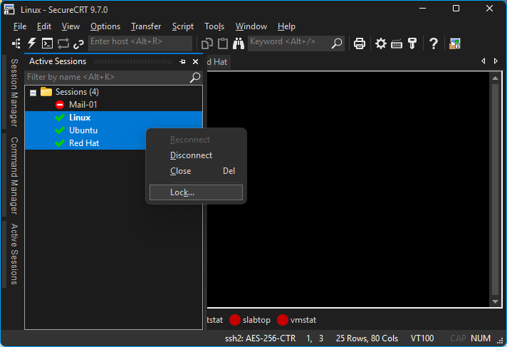 Active Sessions Manager
