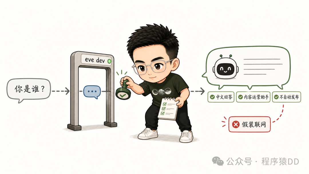 用 CLI chat 验证 Agent 行为是否生效