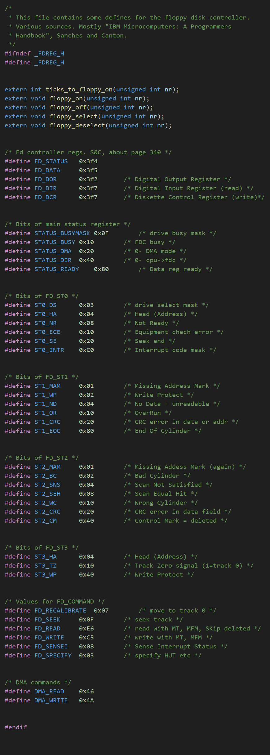 【Linux102】38-include/linux/fdreg.h