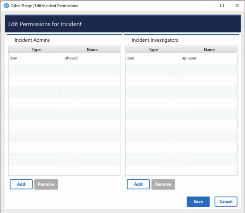 Restrict access to incidents feature