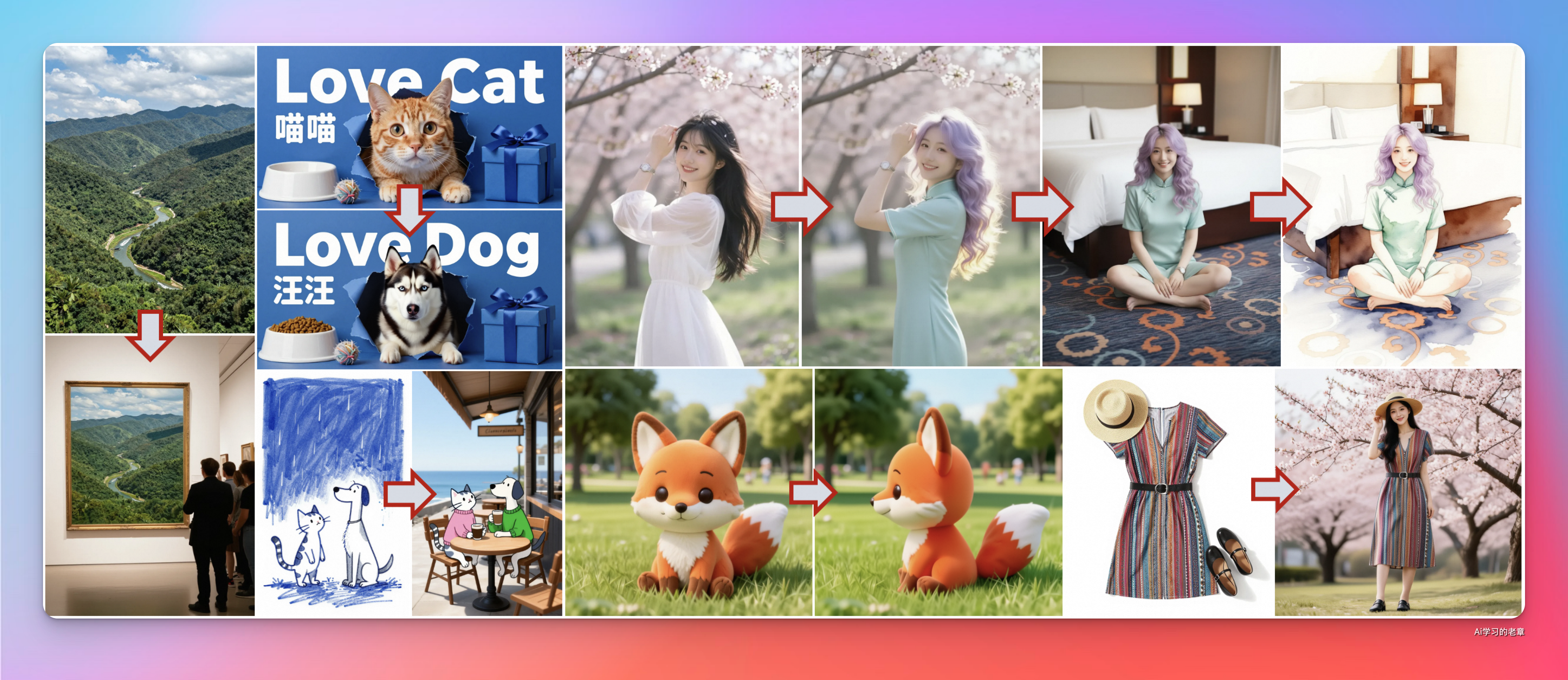 🧠 **创意图像编辑** : **Z-Image-Edit** 对双语编辑指令有很强的理解能力，能够实现富有想象力和灵活性的图像变换。