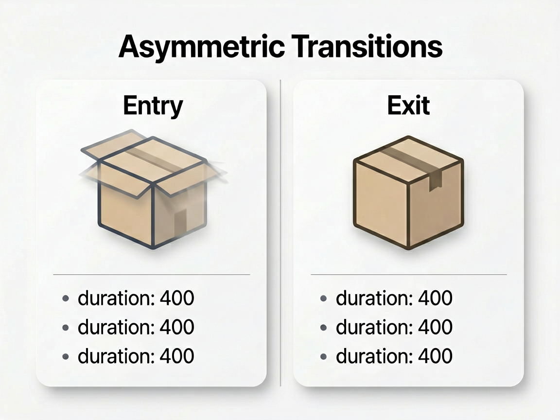 A Notion-style comparison layout titled 'Asymmetri