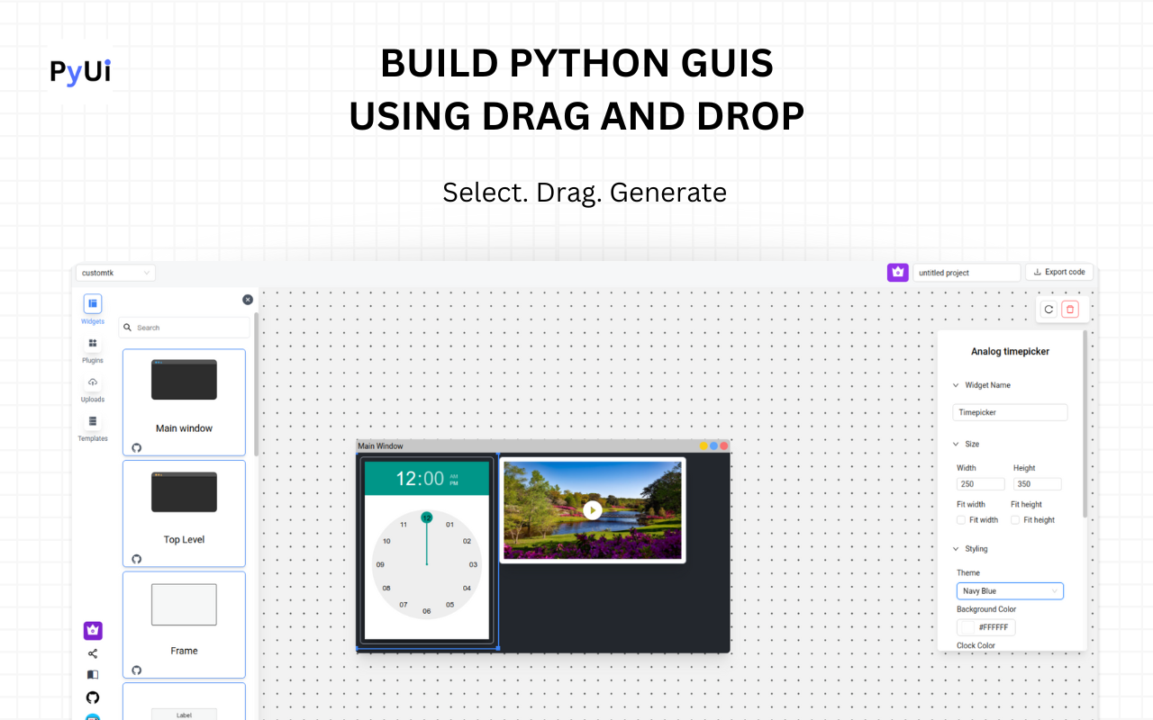 PyUI Builder