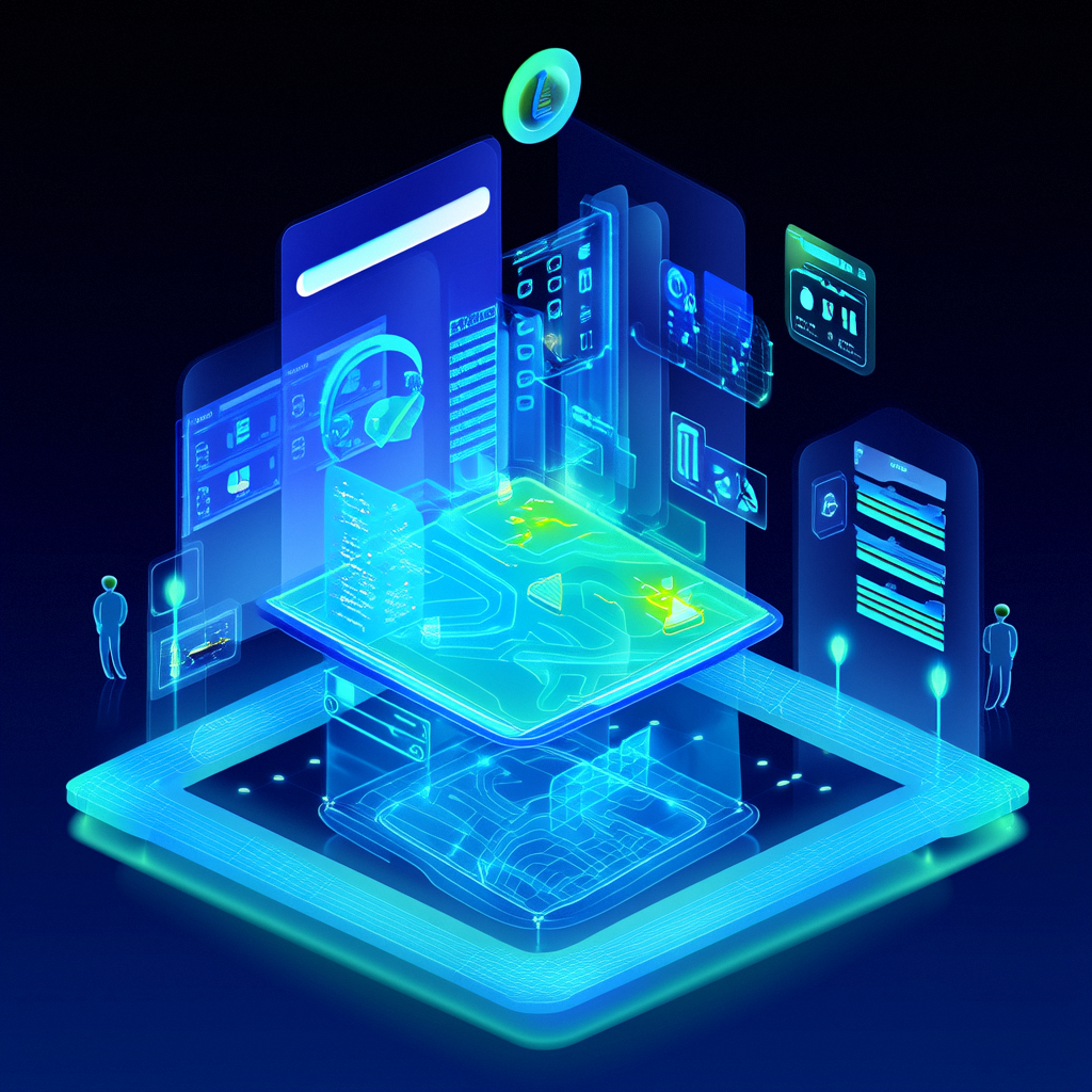 WebXR AR 导览系统界面