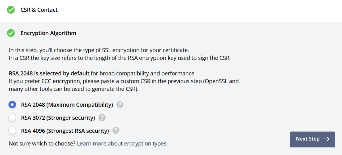 RSA 2048 加密算法足矣