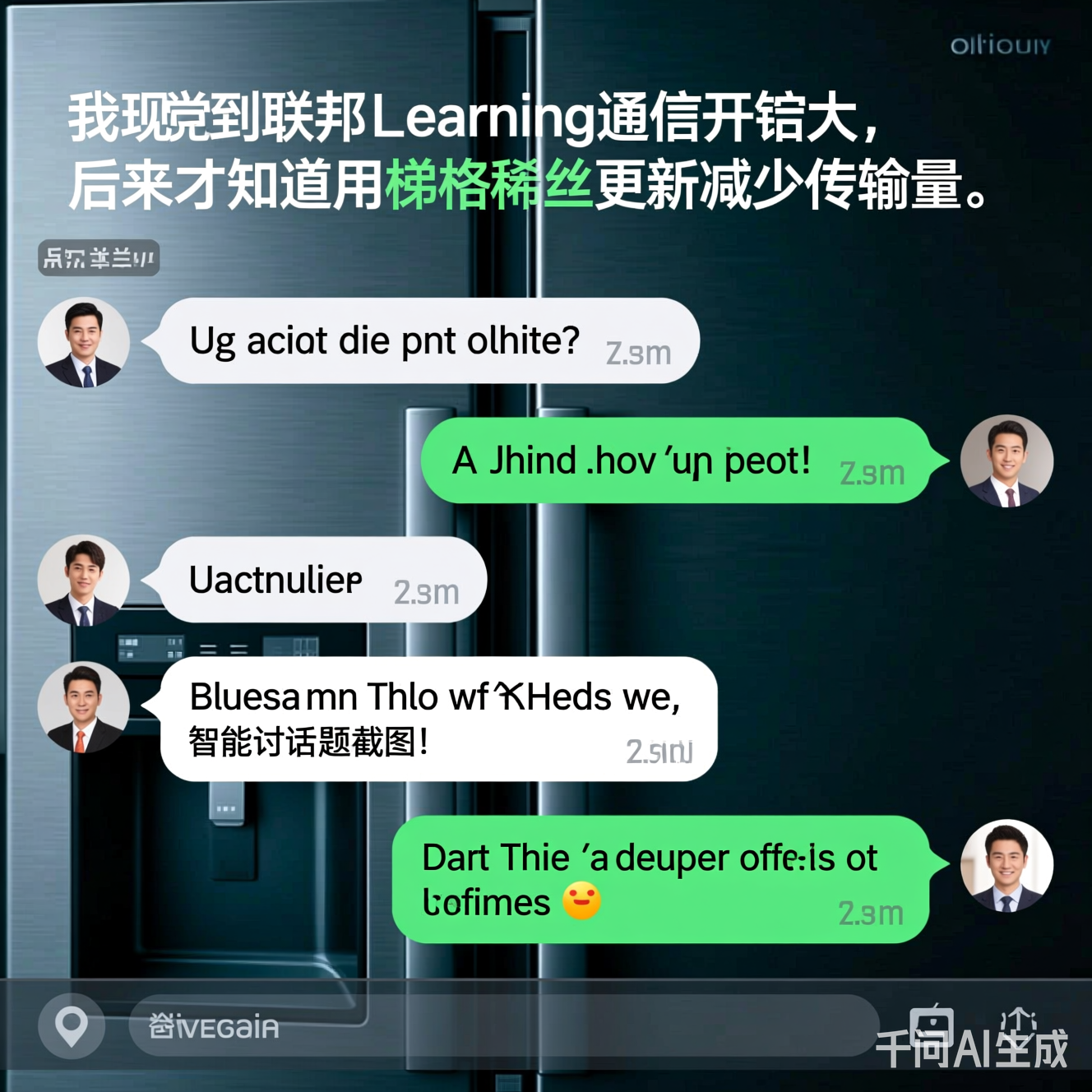 智能冰箱对话截图