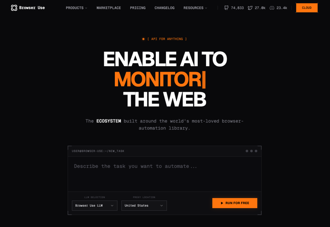 Browser Use架构图