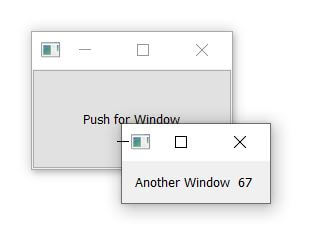 创建时随机生成标签的子窗口。