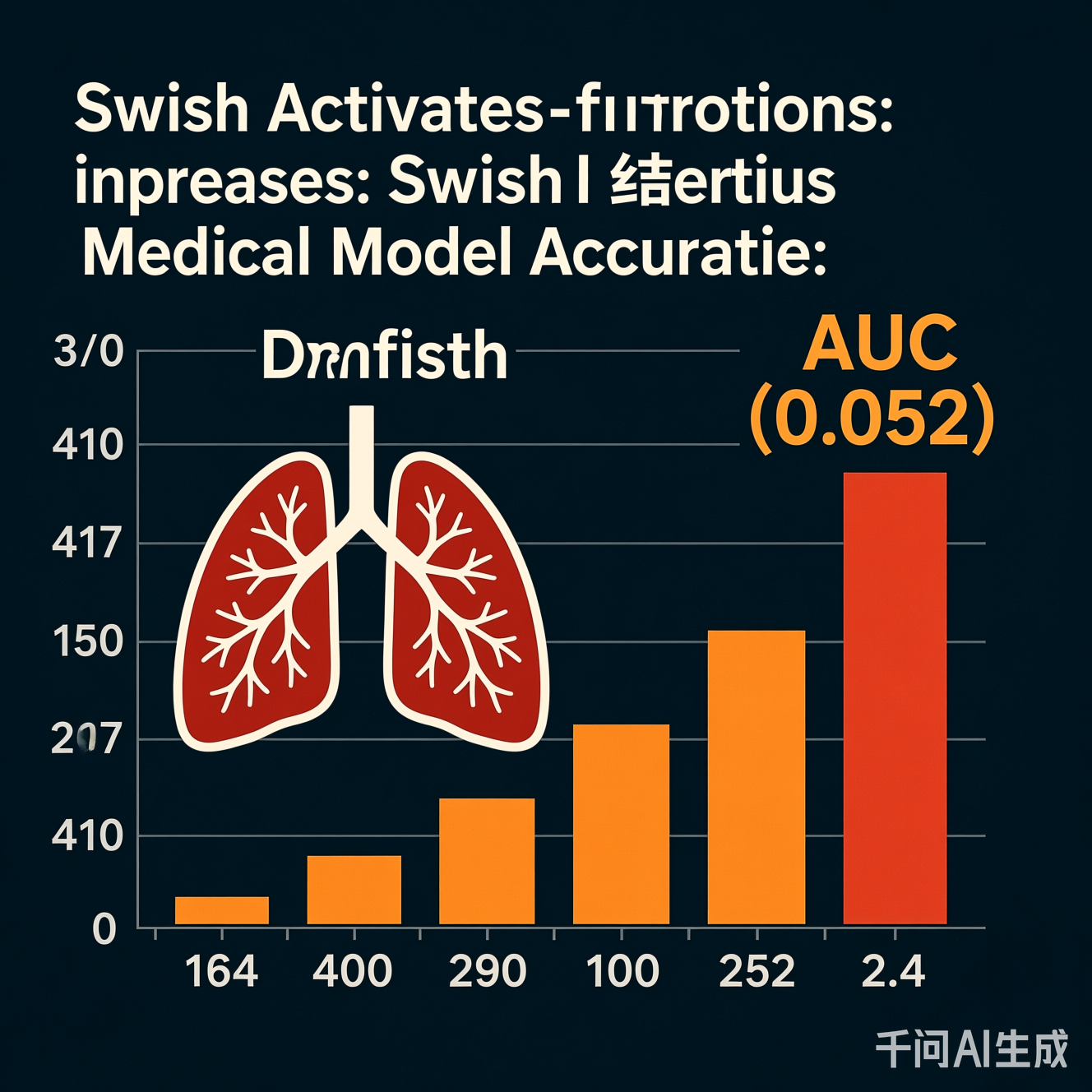 Swish在肺结节检测中的准确率对比（AUC提升0.052）
