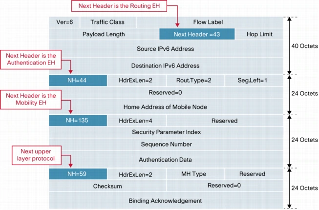 IPv6 Extension Headers Review and Considerations [IP Version 6 (IPv6)] -  Cisco Systems