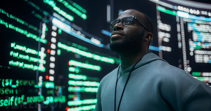 程序员修复系统故障的肖像