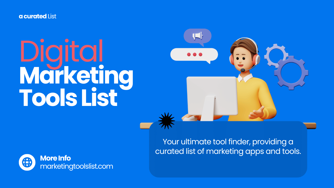 Marketing Tools List