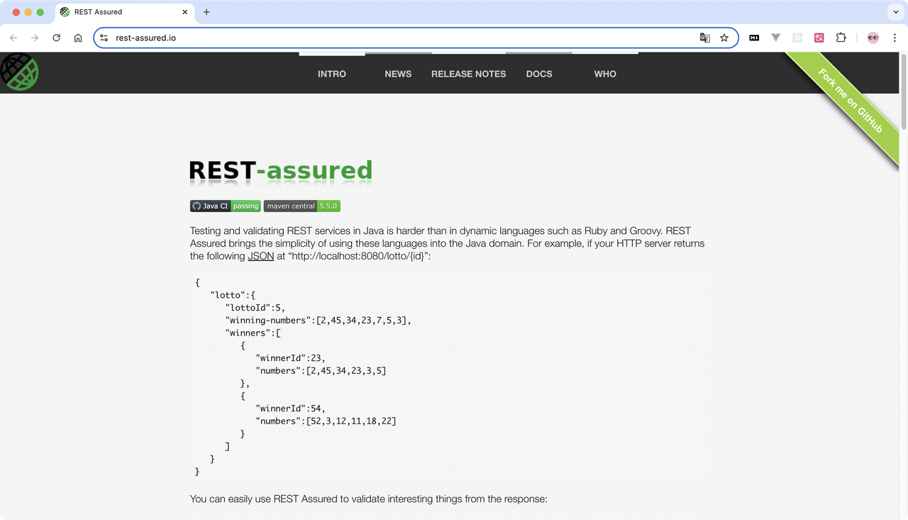 RESTful API 测试工具REST-assured