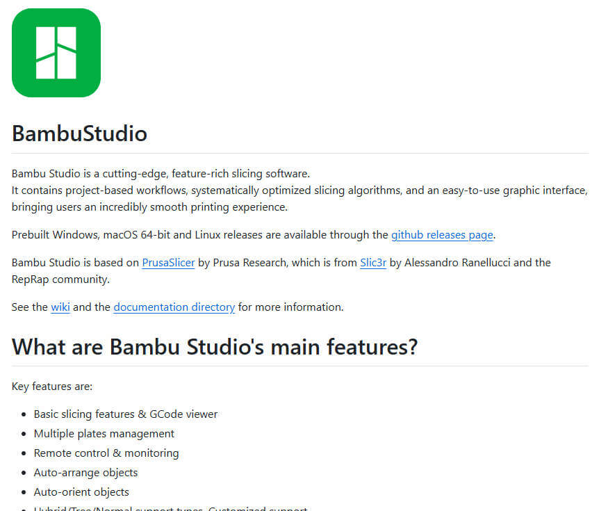 BambuStudio 项目介绍图