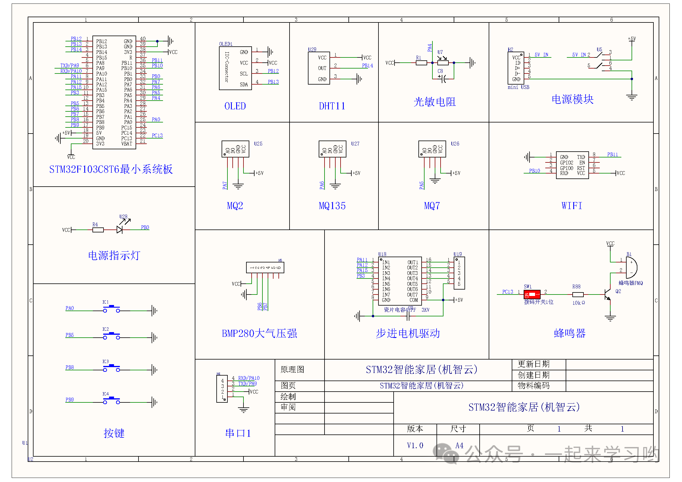 STM32智能家居控制系统设计与实现_嘉立创基于 stm32f103c8t6 微控制器设计一个智能家居温控系统。系统具备实 时检测-CSDN博客