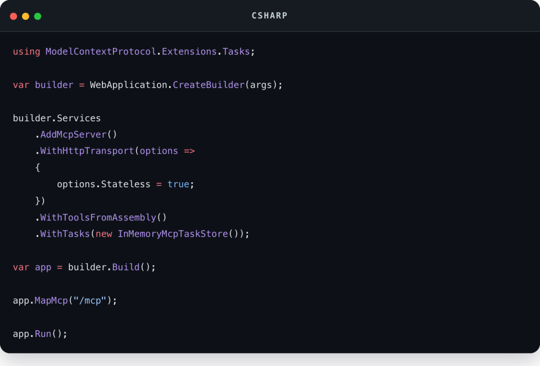 Csharp code block