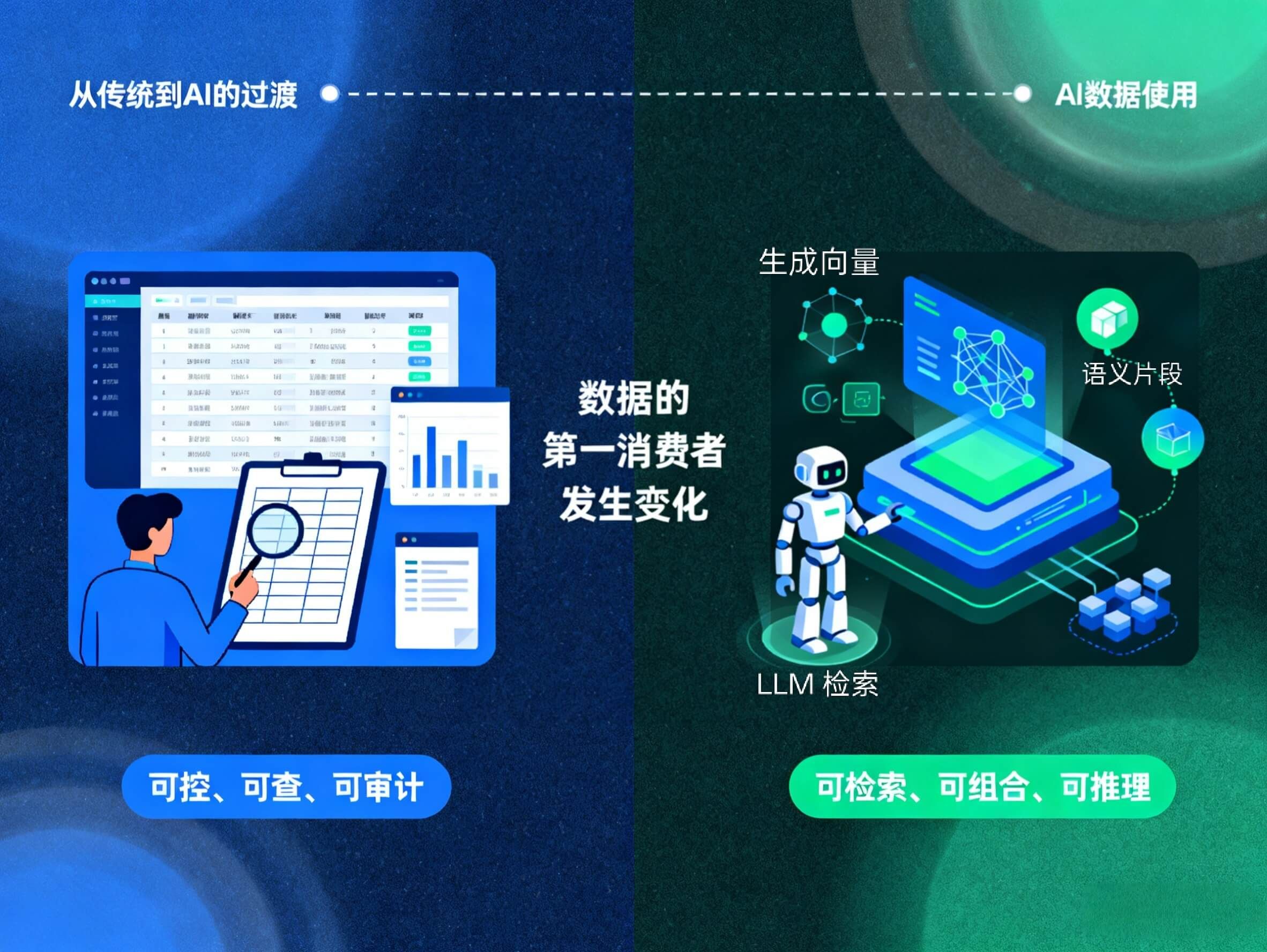 传统数据治理 vs AI 数据准备
