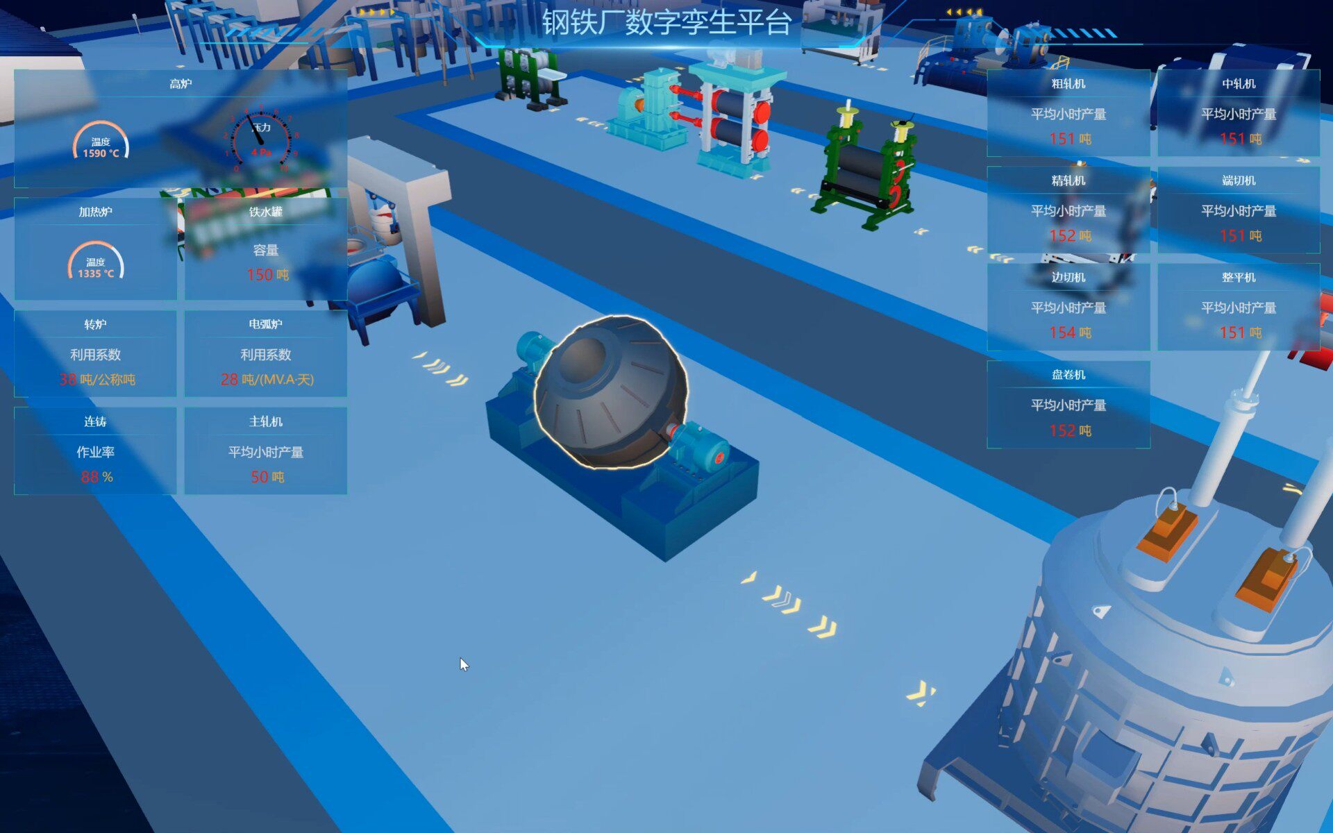 智慧钢厂数字孪生可视化管理平台|Three.js+Vue3三维实时系统源码_vue three.js实现物料、钢块在高温下的融化效果-CSDN博客
