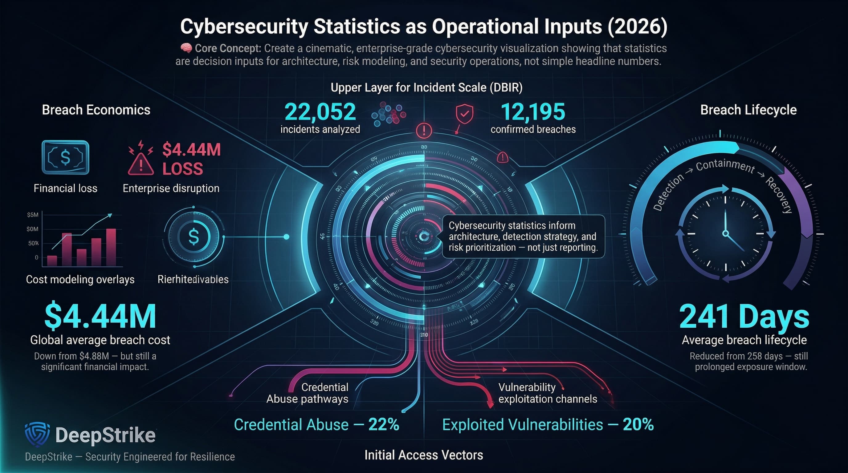 Cybersecurity statistics 2025–2026: Global metrics