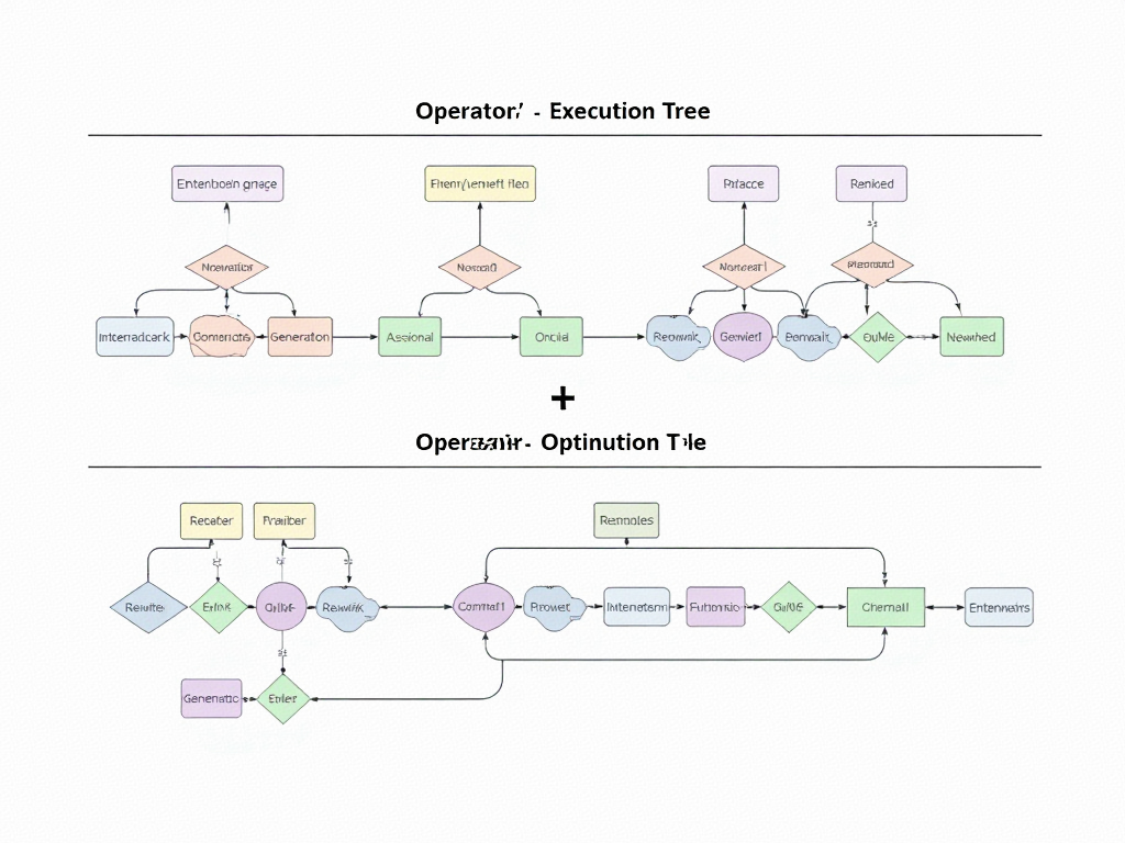 Operator執行樹生成與優化流程圖