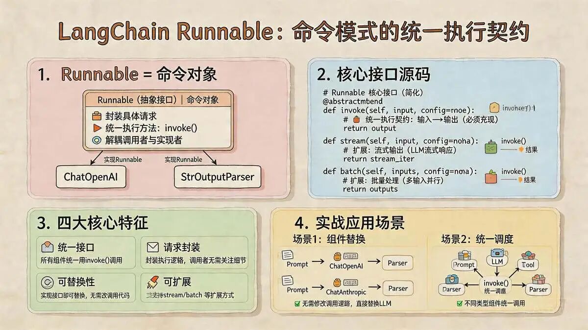 3.2 LangChain 内核中的实现：Runnable 抽象接口
