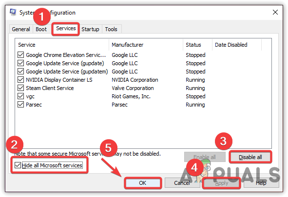 Executing a Clean Boot Process