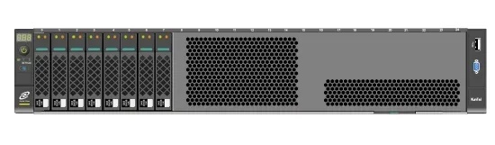KunTai R624 K2训推一体服务器正面呈现硬盘插槽与AI硬件布局_2