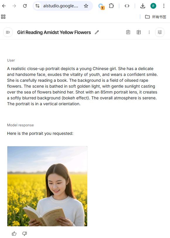 把提示词扔给 Nano Banana