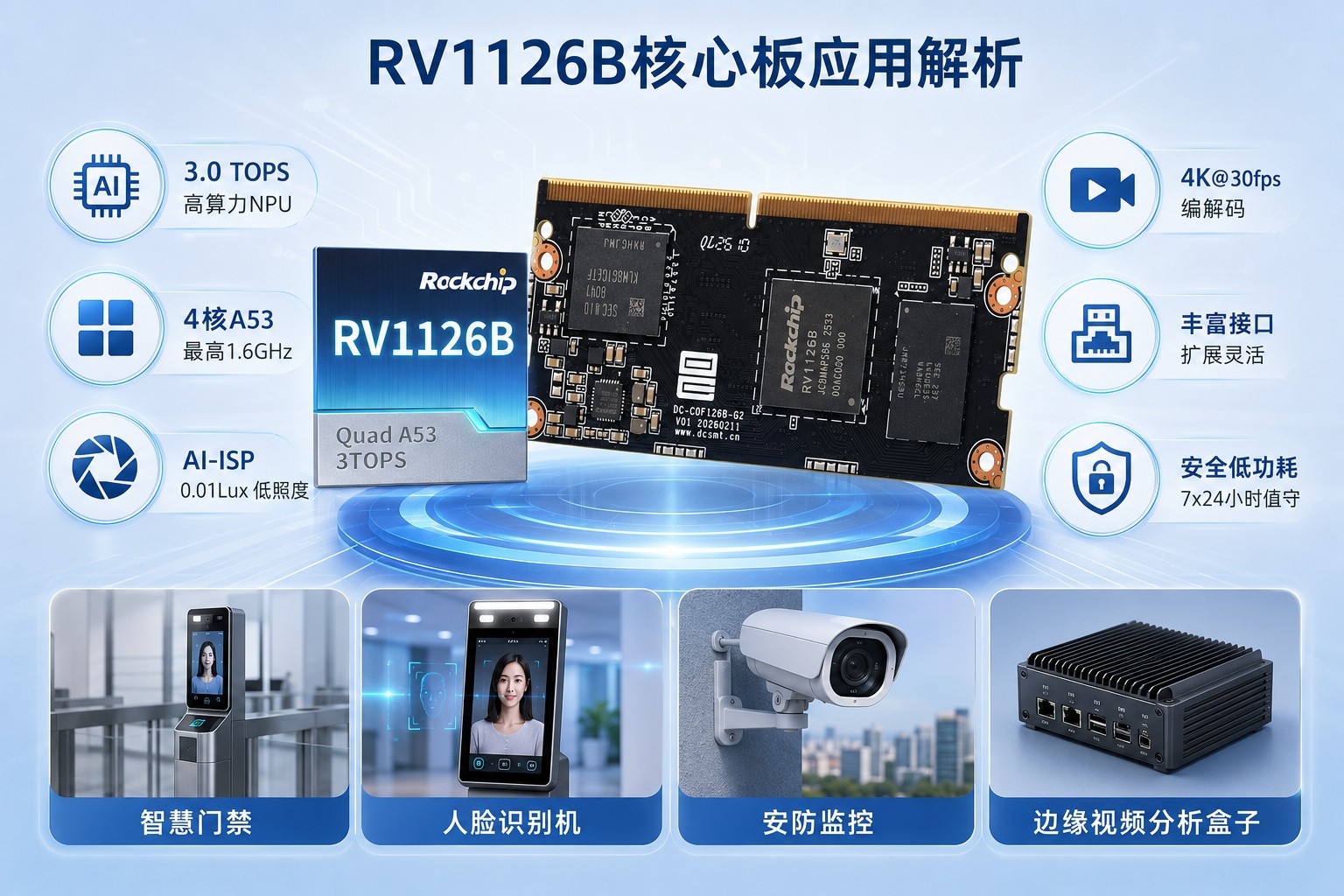 瑞芯微RV1126B核心板开发应用场景解析-CSDN.NET