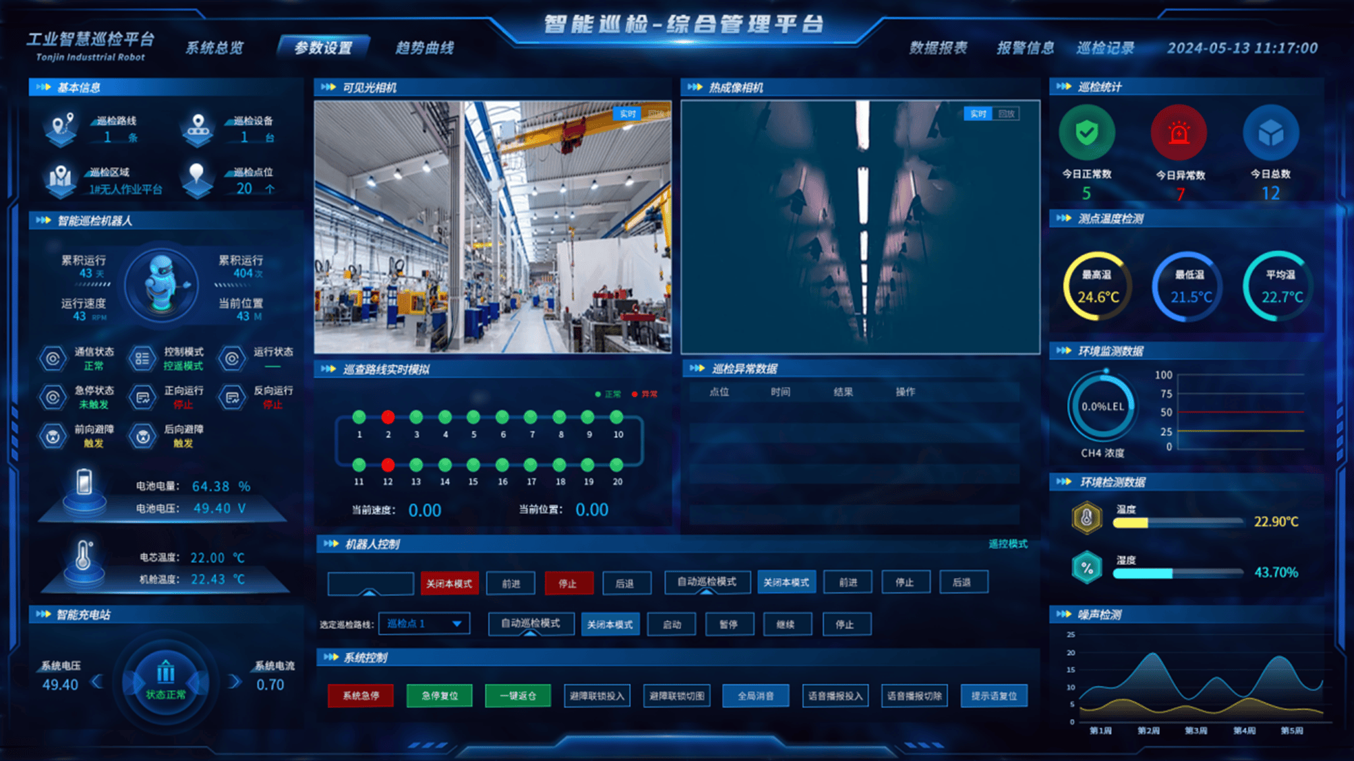 AI预警系统界面