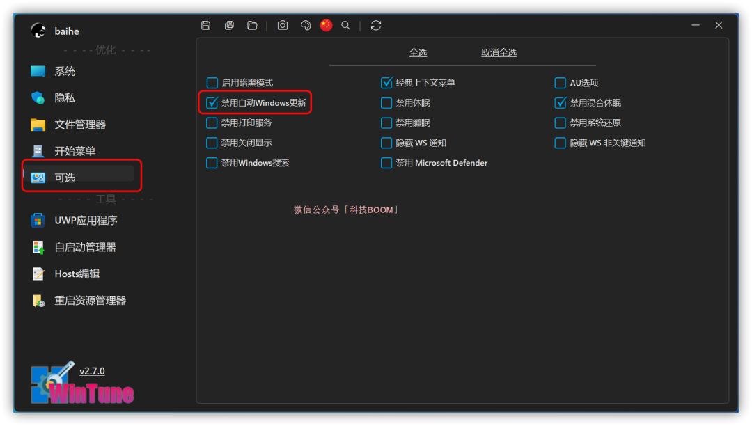 高效优化 Windows 10/11:解决弹窗困扰、管控底层服务与应用_wintune使用方法-CSDN博客
