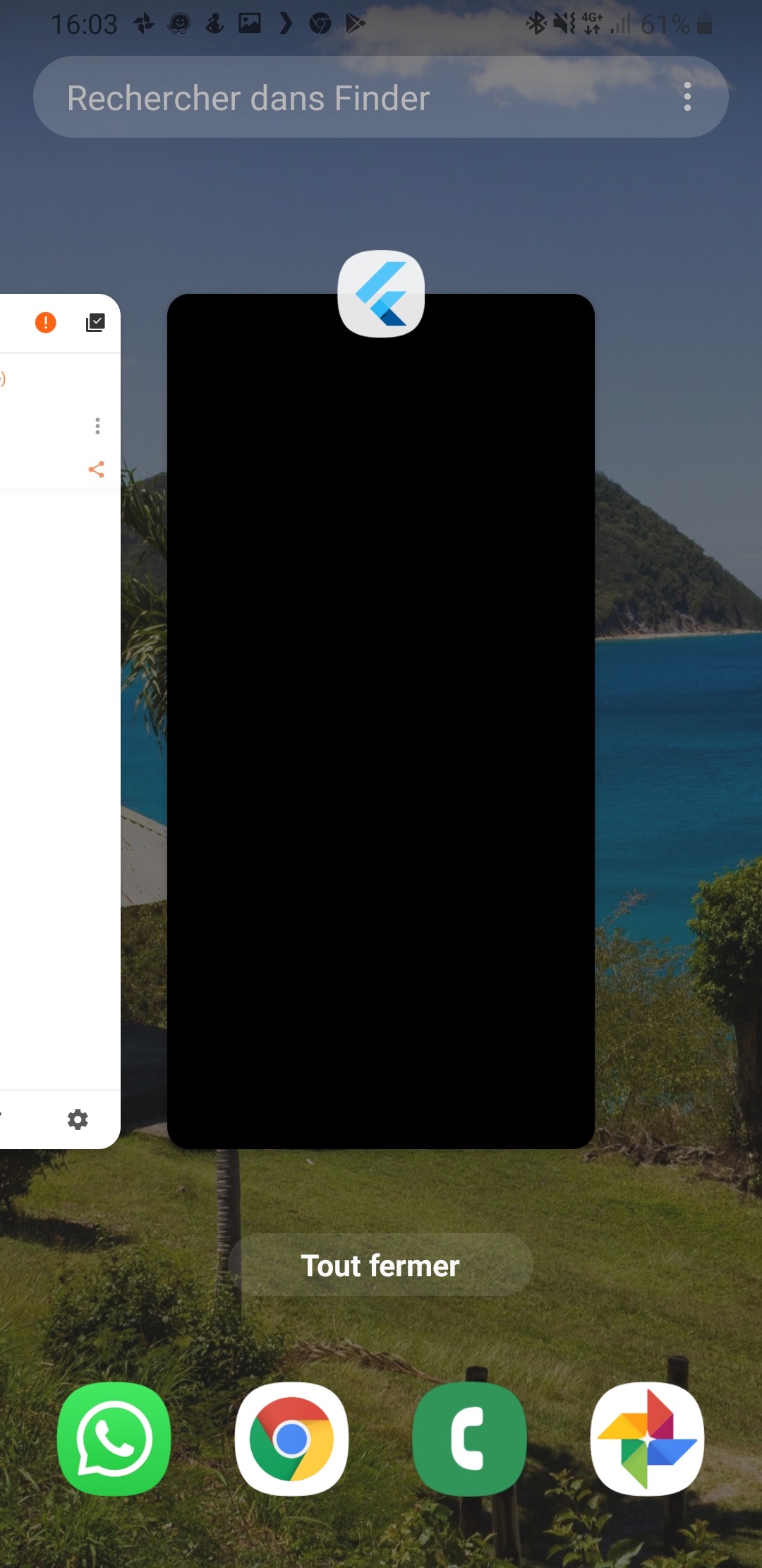Android 应用切换器效果