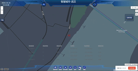 mapbox智慧城市桥梁显示.gif