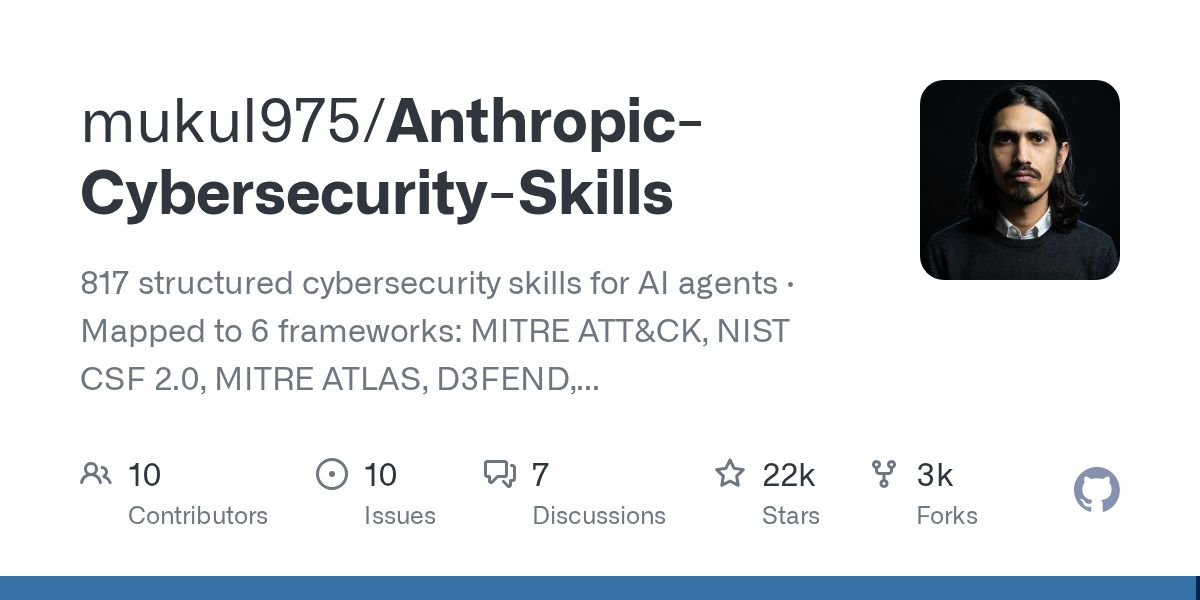 Anthropic-Cybersecurity-Skills