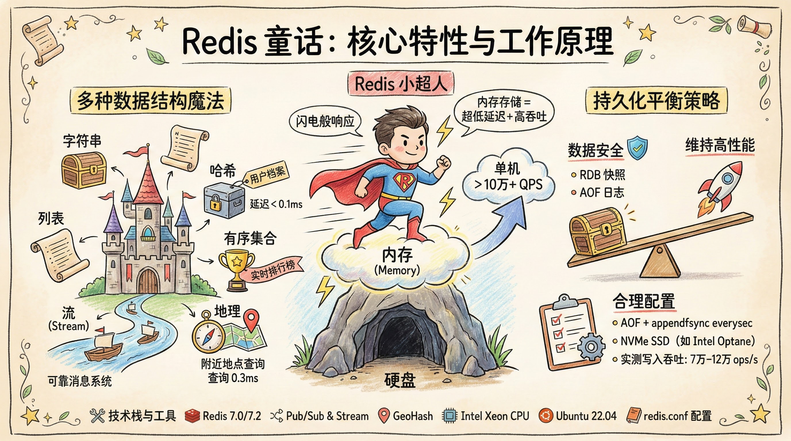 Redis 小超人：内存里的闪电侠！ - 架构图