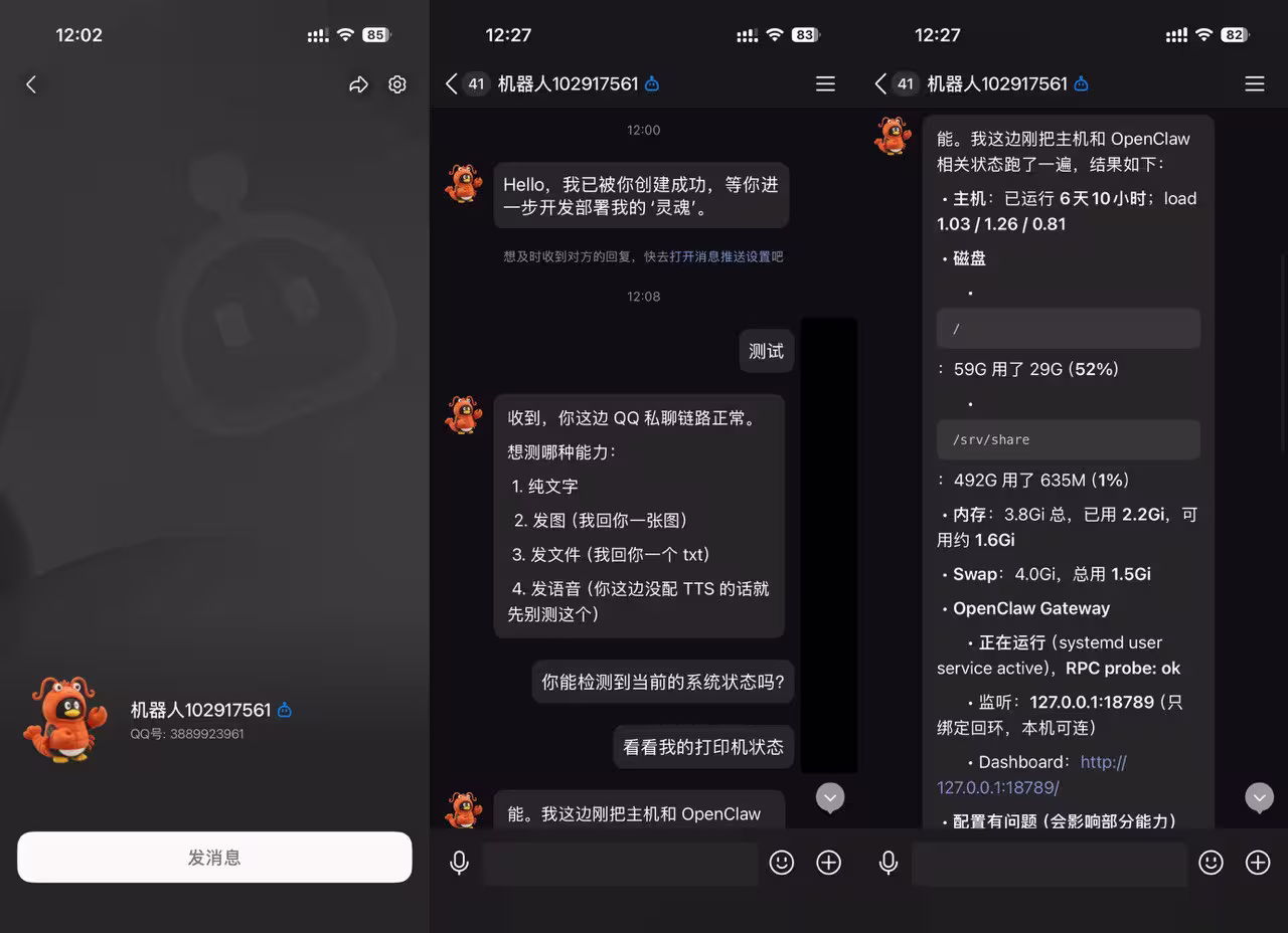 OpenClaw 聊天