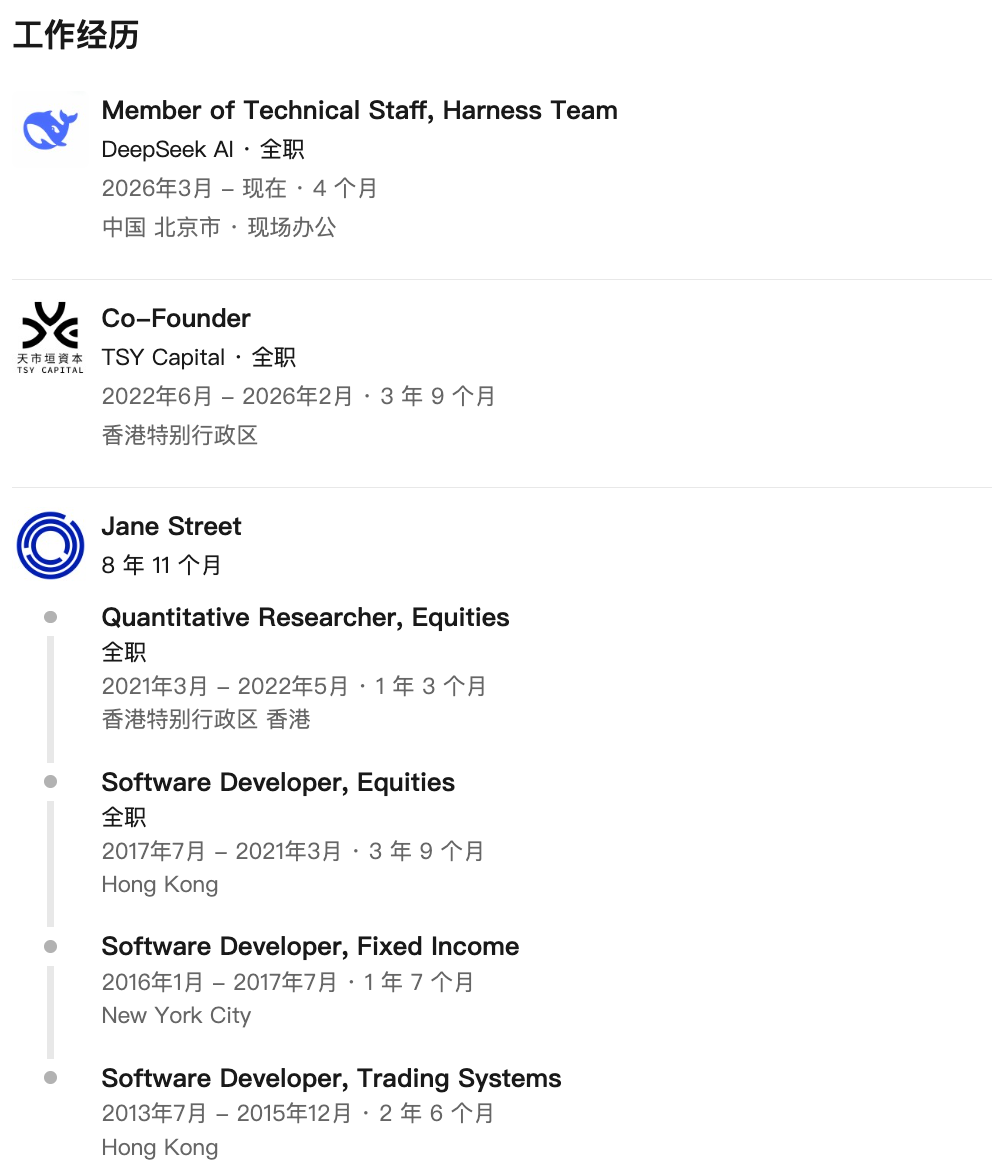 崔添翼领英主页