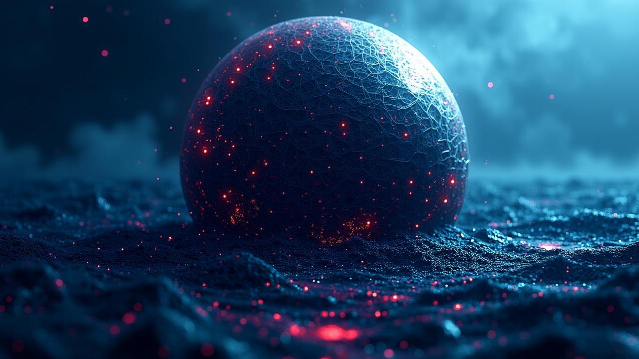 A conceptual digital art piece representing a sile