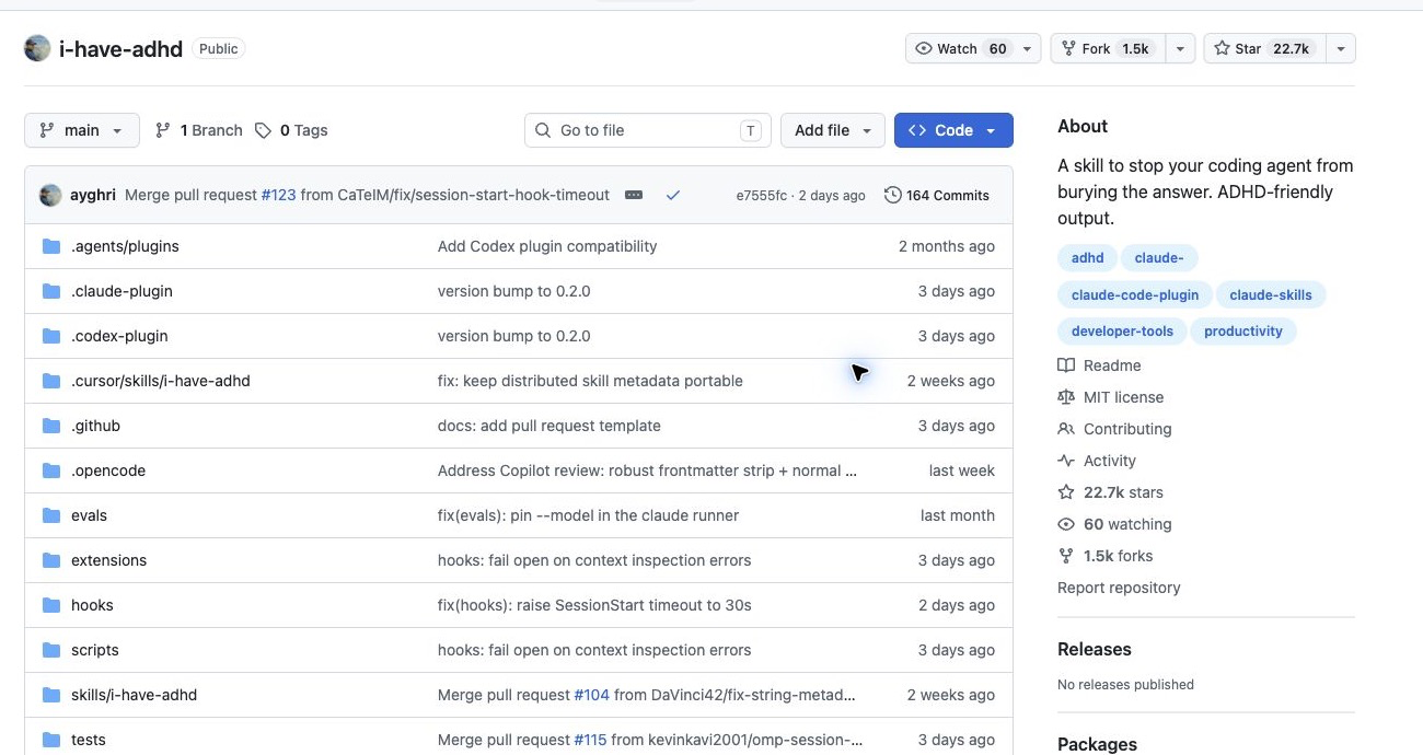 i-have-adhd GitHub 仓库