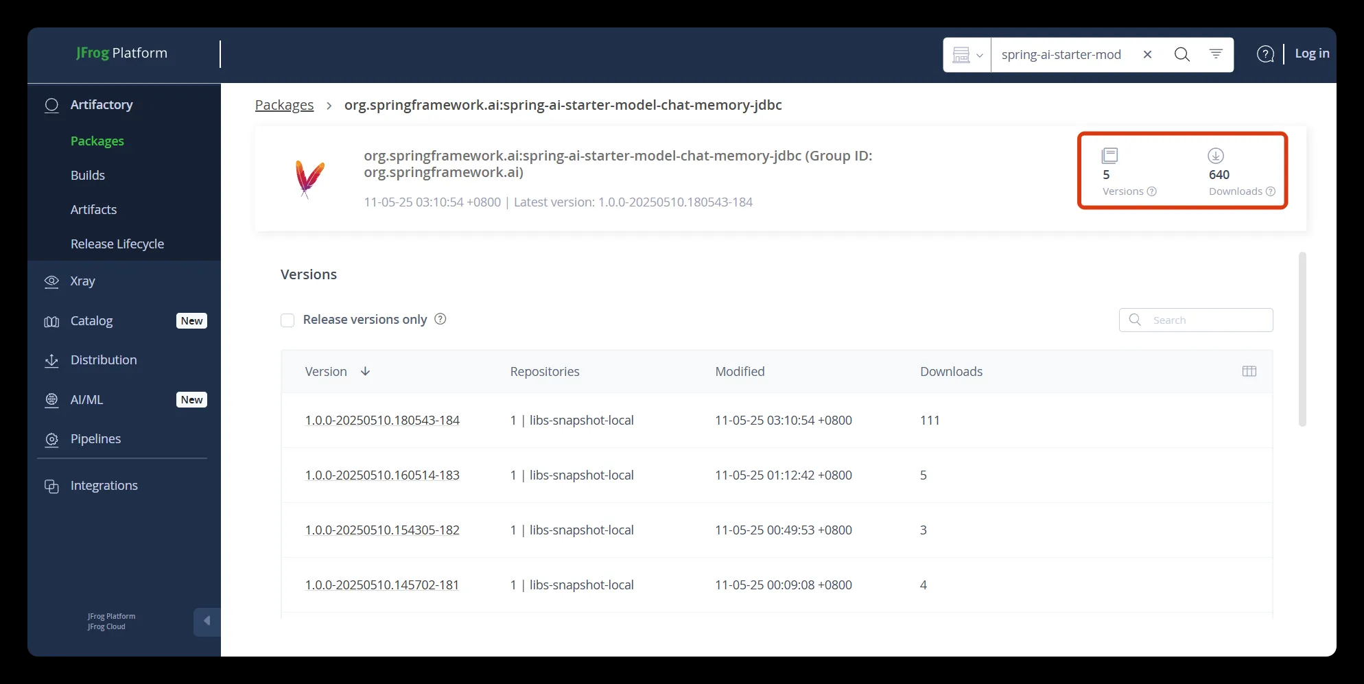 官方依赖库现状,用户寥寥无几 Spring AI 对话记忆大揭秘:服务器重启,聊天记录不再丢失!_#ai