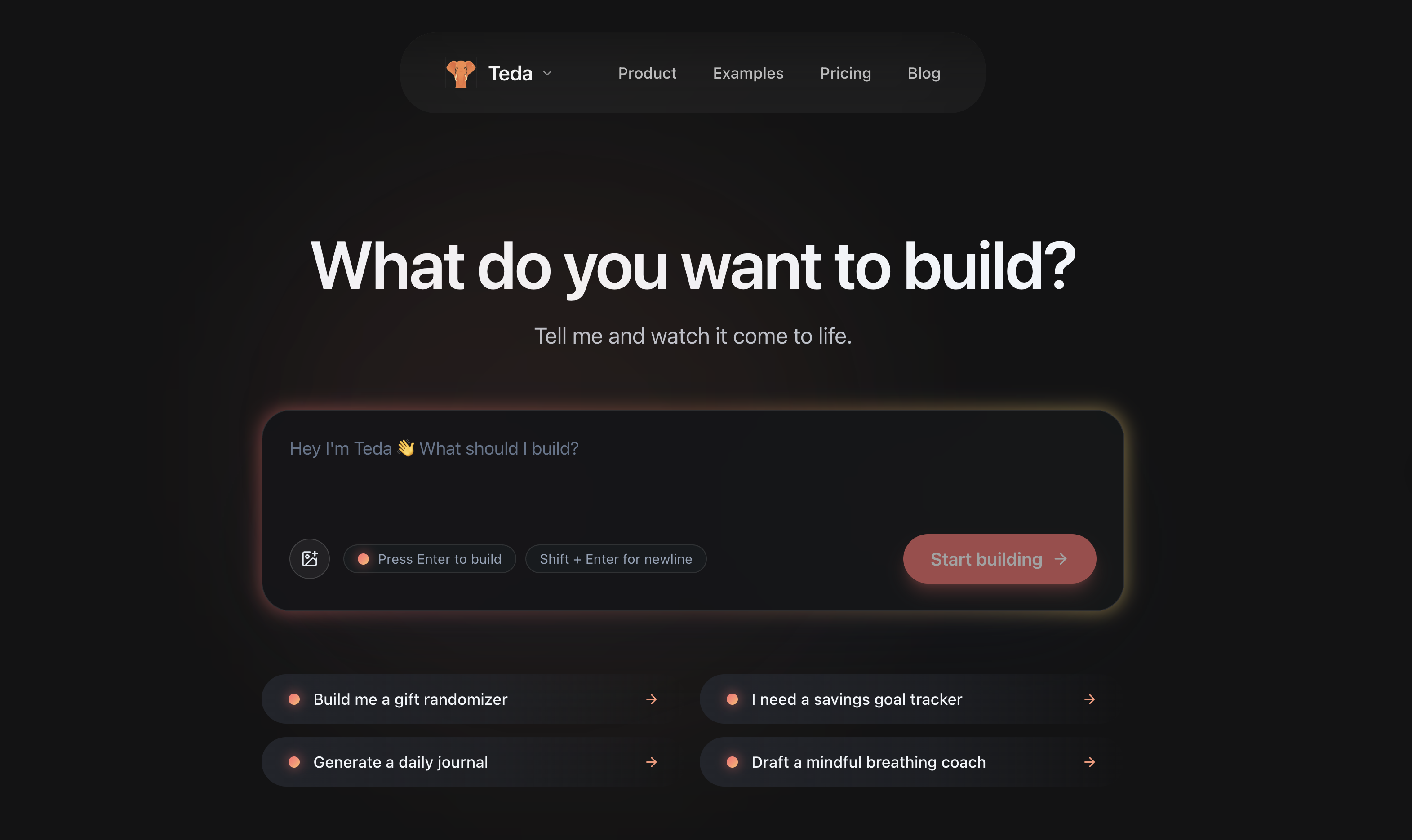 Teda.dev - AI app builder