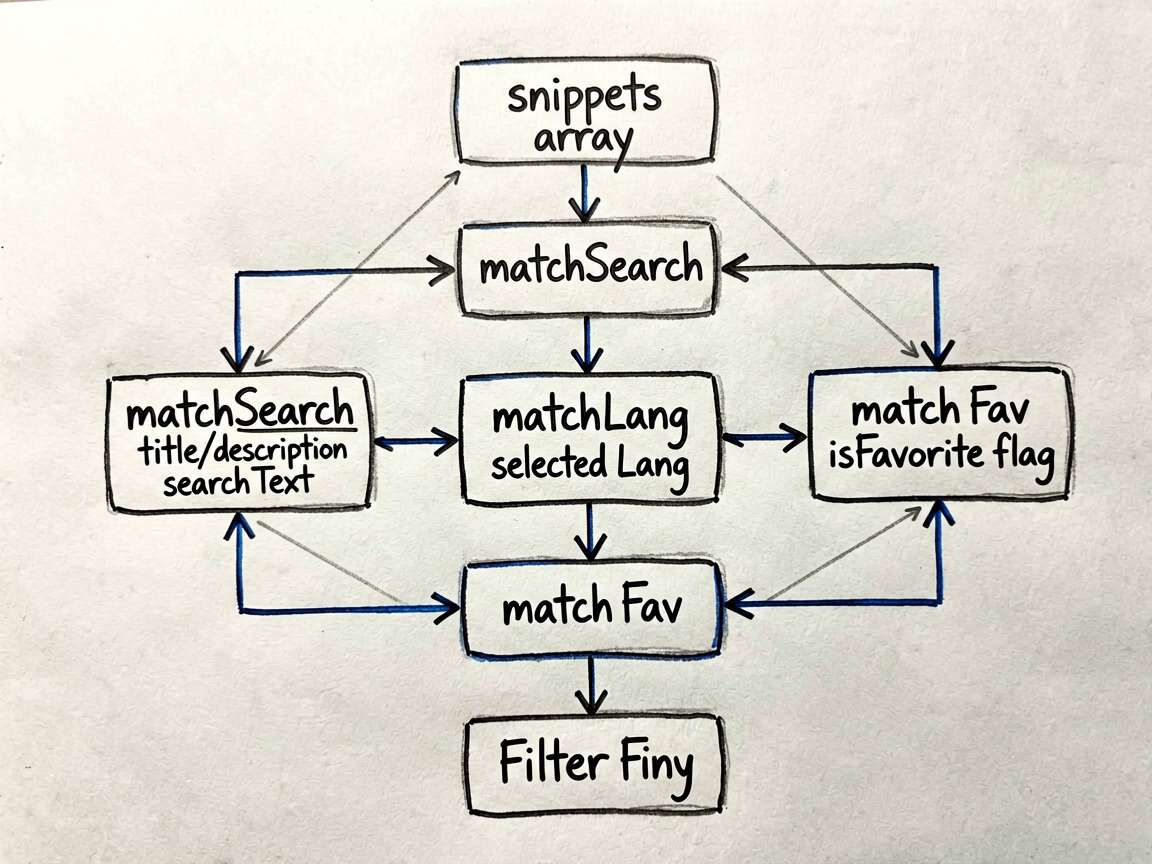 A hand-drawn flowchart in ink-notes style detailin